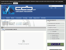 Tablet Screenshot of cdb-srl.com
